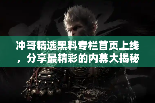 冲哥精选黑料专栏首页上线，分享最精彩的内幕大揭秘