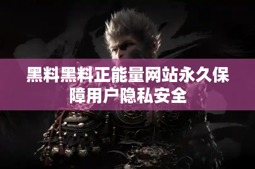 黑料黑料正能量网站永久保障用户隐私安全 黑料黑料正能量网站永久保障用户隐私安全