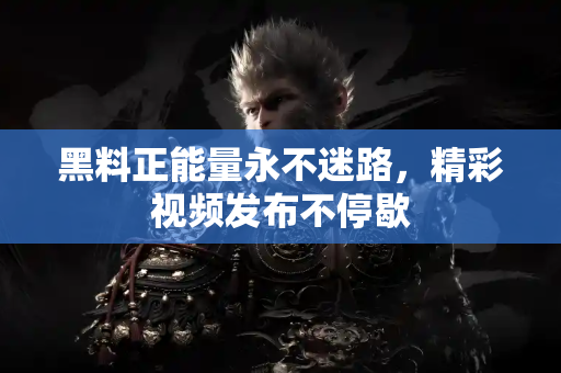 黑料正能量永不迷路，精彩视频发布不停歇