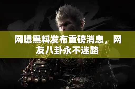 网曝黑料发布重磅消息，网友八卦永不迷路